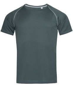 Stedman STE8030 - T-shirt met ronde hals voor mannen ACTIVE TEAM Granite Grey