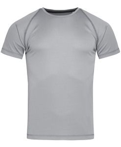 Stedman STE8030 - T-shirt met ronde hals voor mannen ACTIVE TEAM Silver Grey