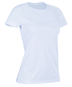 Stedman STE8100 - T-shirt met ronde hals voor vrouwen Interlock Active-Dry White