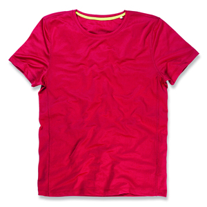 Stedman STE8400 - T-shirt met ronde hals voor mannen Active-Dry Crimson Red