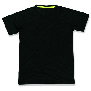 Stedman STE8410 - T-shirt met ronde hals voor mannen Active-Dry  Black Opal