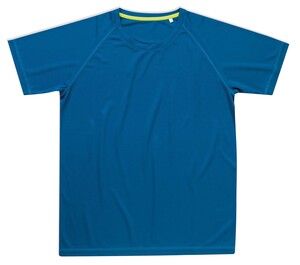Stedman STE8410 - T-shirt met ronde hals voor mannen Active-Dry  King Blue