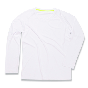 Stedman STE8420 - T-shirt met lange mouwen voor mannen Active-Dry  White