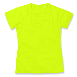 Stedman STE8500 - T-shirt met ronde hals voor vrouwen Active-Dry Cyber Yellow