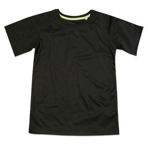Stedman STE8570 - T-shirt met ronde hals voor kinderen Active-Dry Black Opal