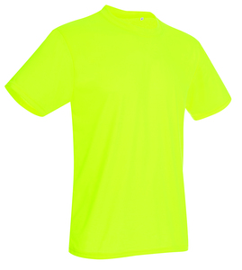 Stedman STE8600 - T-shirt met ronde hals voor mannen Active-Dry Cyber Yellow