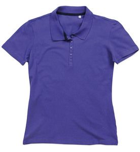 Stedman STE9150 - Poloshirt met korte mouwen voor vrouwen Hanna Deep Lilac