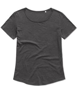 Stedman STE9320 - T-shirt met ronde hals voor vrouwen Organic slub  Slate Grey