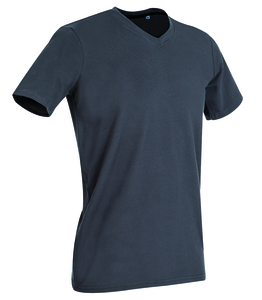 Stedman STE9610 - V-hals T-shirt voor mannen Clive Slate Grey
