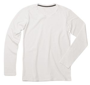 Stedman STE9620 - T-shirt met lange mouwen voor mannen Clive White