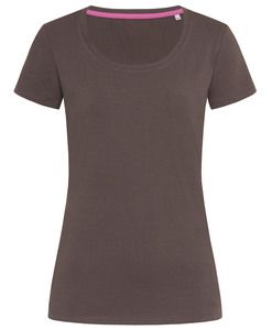 Stedman STE9700 - T-shirt met ronde hals voor vrouwen Claire Dark Chocolate