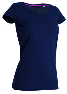 Stedman STE9700 - T-shirt met ronde hals voor vrouwen Claire Marina Blue