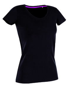Stedman STE9710 - V-hals T-shirt voor vrouwen Claire  Black Opal