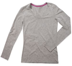 Stedman STE9720 - T-shirt met lange mouwen voor vrouwen Claire Grey Heather