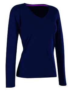 Stedman STE9720 - T-shirt met lange mouwen voor vrouwen Claire Marina Blue