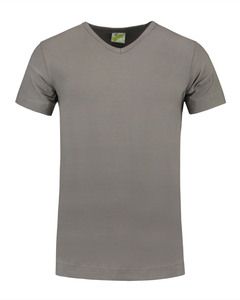 Lemon & Soda LEM1264 - T-shirt V-hals katoen/elastisch voor hem Pearl Grey