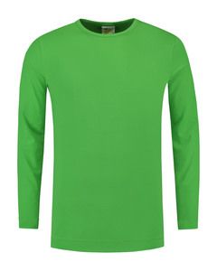 Lemon & Soda LEM1265 - T-shirt Crewneck katoen/elastisch voor hem Lime