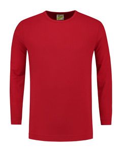 Lemon & Soda LEM1265 - T-shirt Crewneck katoen/elastisch voor hem Red