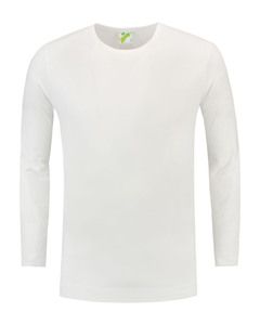 Lemon & Soda LEM1265 - T-shirt Crewneck katoen/elastisch voor hem White
