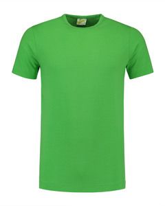 Lemon & Soda LEM1269 - T-shirt Crewneck katoen/elastisch voor hem Lime