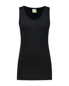 Lemon & Soda LEM1270 - Tanktop katoen/elastiek voor haar Black