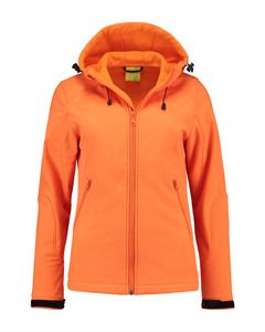 Lemon & Soda LEM3627 - Jacket Hooded Softshell for her Orange