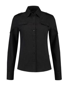 Lemon & Soda LEM3912 - Shirt Twill LS for her Black