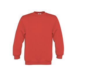 B&C BC501 - Kinder Sweater 80/20 rechte mouwen 280 PST Red