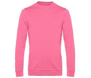 B&C BCU01W - Sweatshirt met ronde hals Pink Fizz