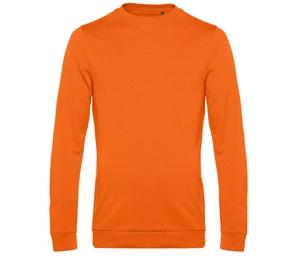 B&C BCU01W - Sweatshirt met ronde hals Pure Orange