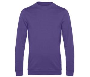 B&C BCU01W - Sweatshirt met ronde hals Radiant Purple