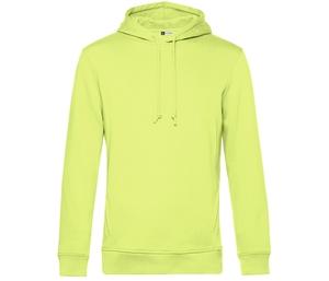 B&C BCU33B - Organic Hoodie Heren Lime