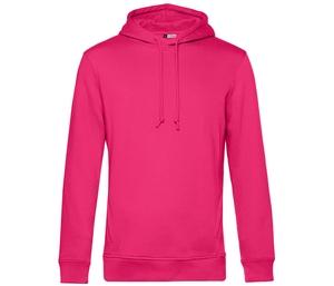 B&C BCU33B - Organic Hoodie Heren Magenta Pink