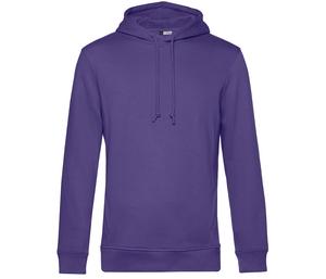 B&C BCU33B - Organic Hoodie Heren Radiant Purple