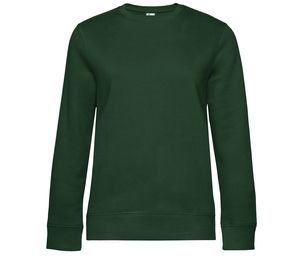 B&C BCW01Q - Straight Sleeve Sweatshirt 280 QUEEN Bottle Green