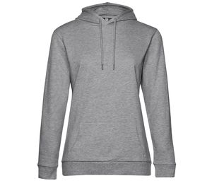 B&C BCW04W - Hoodie # woman Heather Grey