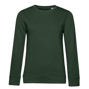 B&C BCW32B - Bio-sweatshirt voor dames met ronde hals Forest Green