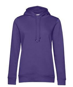 B&C BCW34B - Bio-hoodie voor dames Radiant Purple