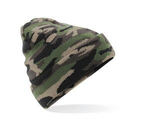 Beechfield BF419 - Beanie with camouflage lapel