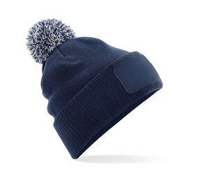 Beechfield BF443 - Snowstar® Beanie with marking area French Navy / Light Grey