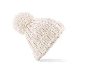 Beechfield BF483 - Large hand-knitted beanie Oatmeal