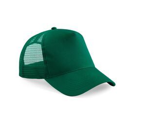 Beechfield BF640 - Trucker Met Gaas Bottle Green / Bottle Green