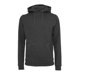 Build Your Brand BY011 - Zware sweater met capuchon Charcoal