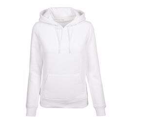 Build Your Brand BY026 - Zware dames hoodie White