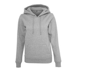 Build Your Brand BY026 - Zware dames hoodie Heather Grey