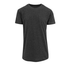 Build Your Brand BY028 - Lang shirt Charcoal