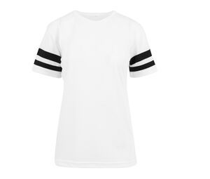 Build Your Brand BY033 - Dames T-shirt van mesh White / Black