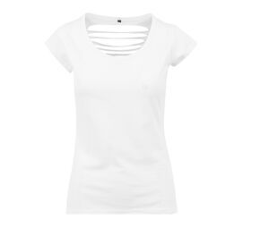 Build Your Brand BY035 - Dames shirt met open rug White