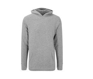 ECOLOGIE EA041 - Hoodie rits organisch katoen Heather Grey