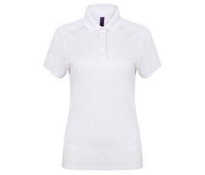 Henbury HY461 - Polo dames polyester stretch White
